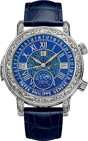 Review Patek Philippe 6002G Grand Complications Sky Moon Tourbillon Replica - Click Image to Close